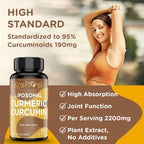 Kraftvoll Liposomal Turmeric Curcumin Supplement 2200 mg