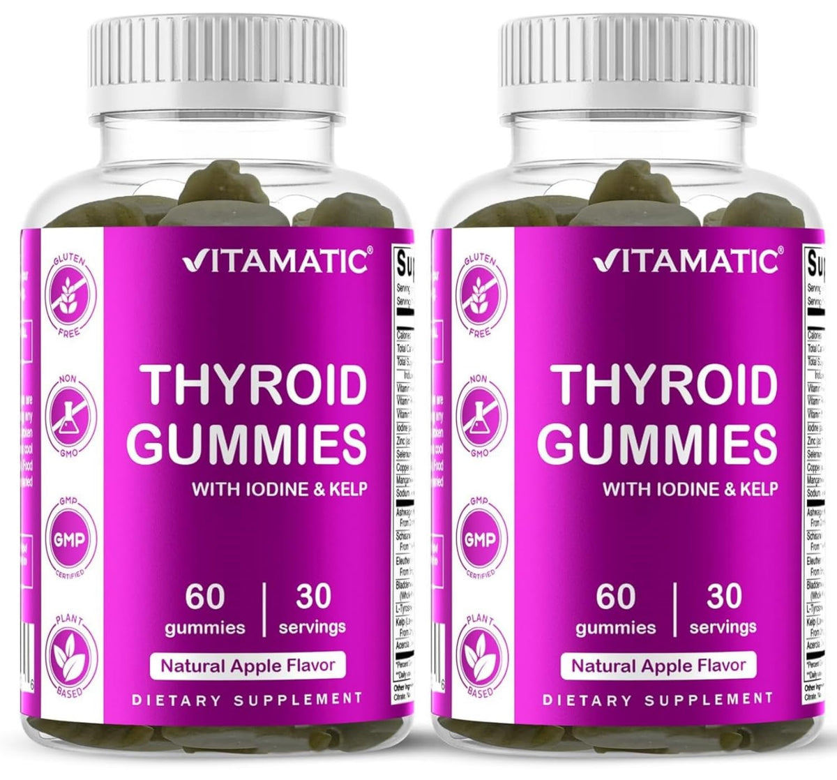 Vitamatic Thyroid Gummies with Iodine & Kelp - 120 Gummies