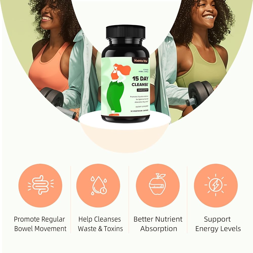 HappieVita 15 Day Gut Cleanse Detox for Women & Men - image 4