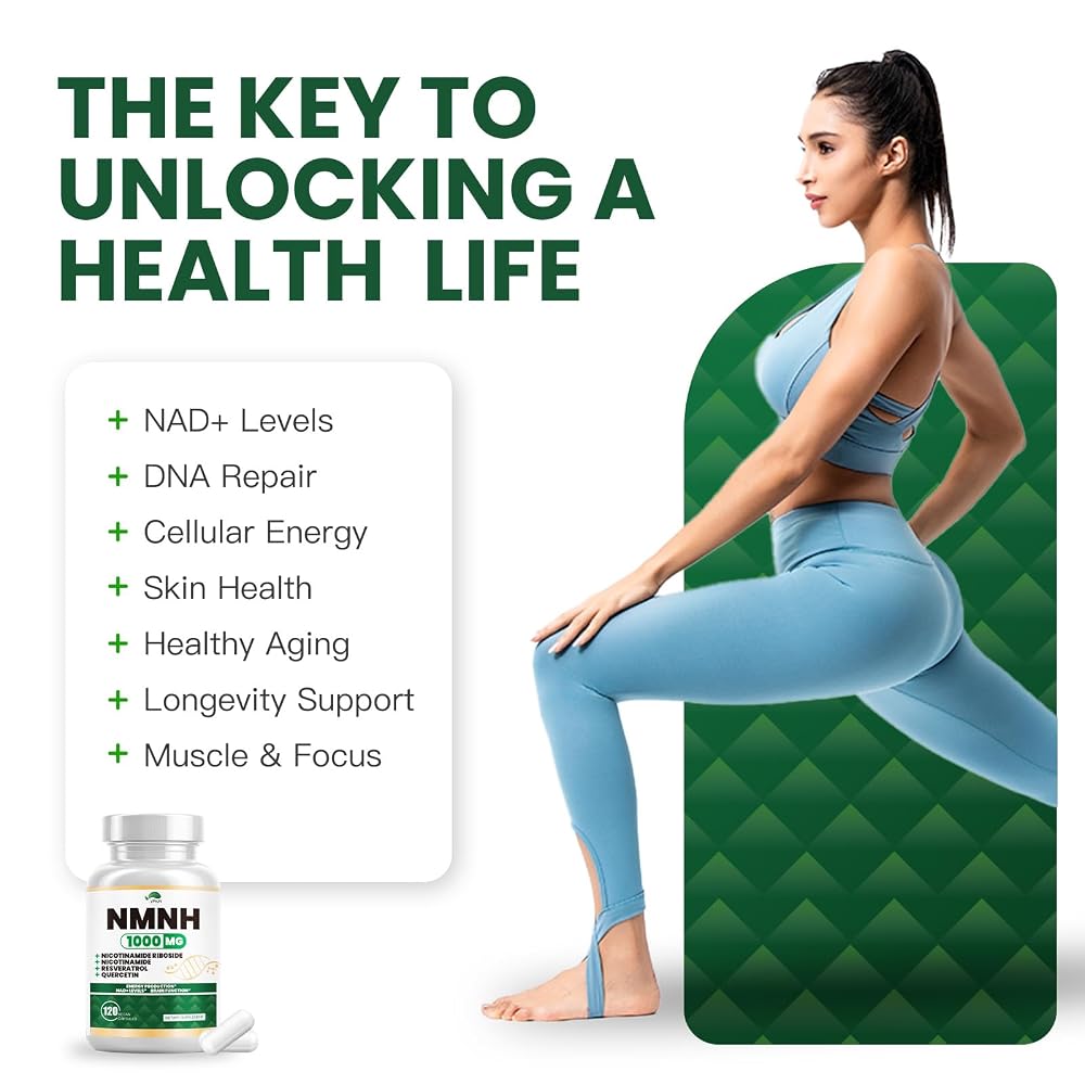 VPKIN NMNH Supplement NAD Alternative - 120 Capsules - image 6