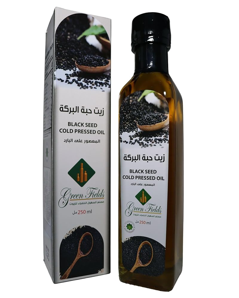 Green Fields Black Seed Oil Cold Pressed, 250ml (8.45 fl oz)