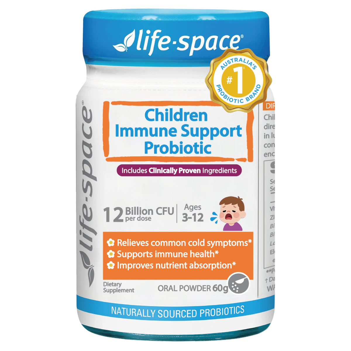 Life-Space Probiotic for Children 3-12 Years