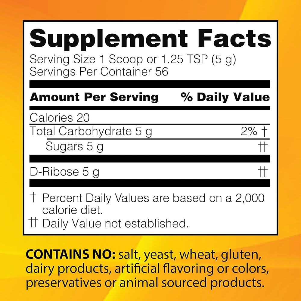 S.H.I.N.E. D-Ribose with Bioenergy Ribose Powder - 280g - image 2