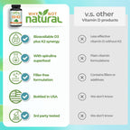 Why Not Natural Vitamin D3 K2 MK-7 10000 IU - 60 Vegetarian Capsules - image 5