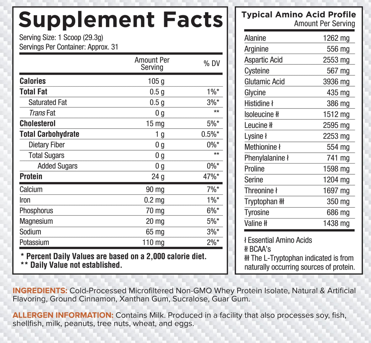 Core Nutritionals ISO Whey Protein Isolate 25g - 32 Servings - image 5
