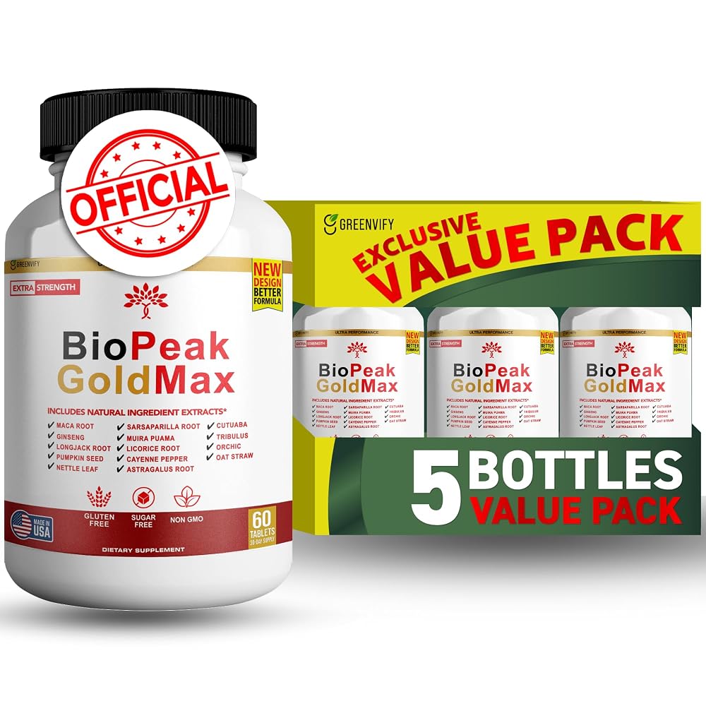 GREENVIFY BioPeak GoldMax Extra Strength Natural Performance