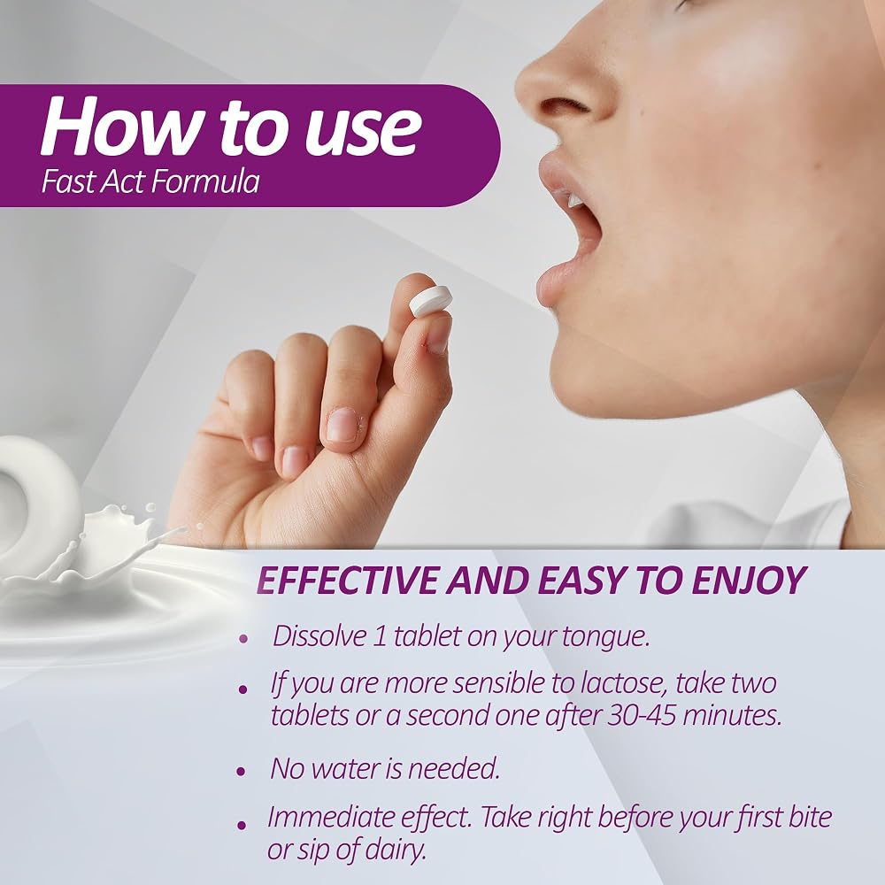 SENSI LATTE Lactase Enzyme 30 Tablets Vanilla - 9