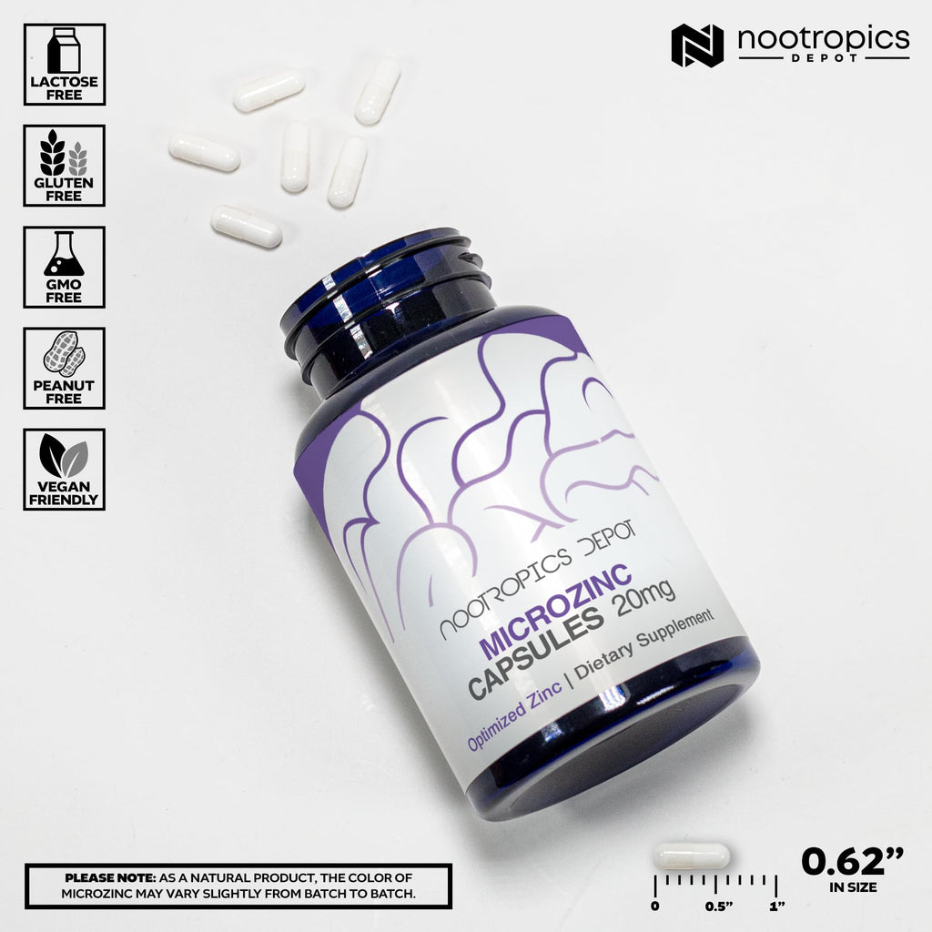 Nootropics Depot MicroZinc Capsules