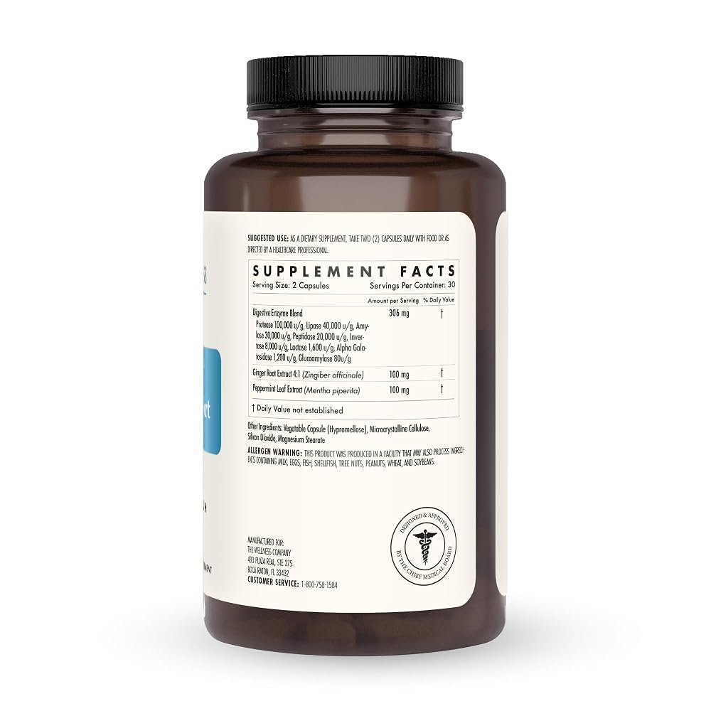 The Wellness Company Digestive Comfort Enzymes - 60 Capsules - image 3