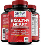 Grow Vitamin Heart Support Supplement - 90 Capsules