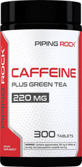 Piping Rock Caffeine Pills 220mg - 300 Tablets