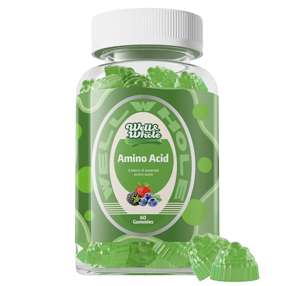 Well&Whole BCAA Gummies 9-in-1 EAA Energy & Muscle Recovery - 60 Count