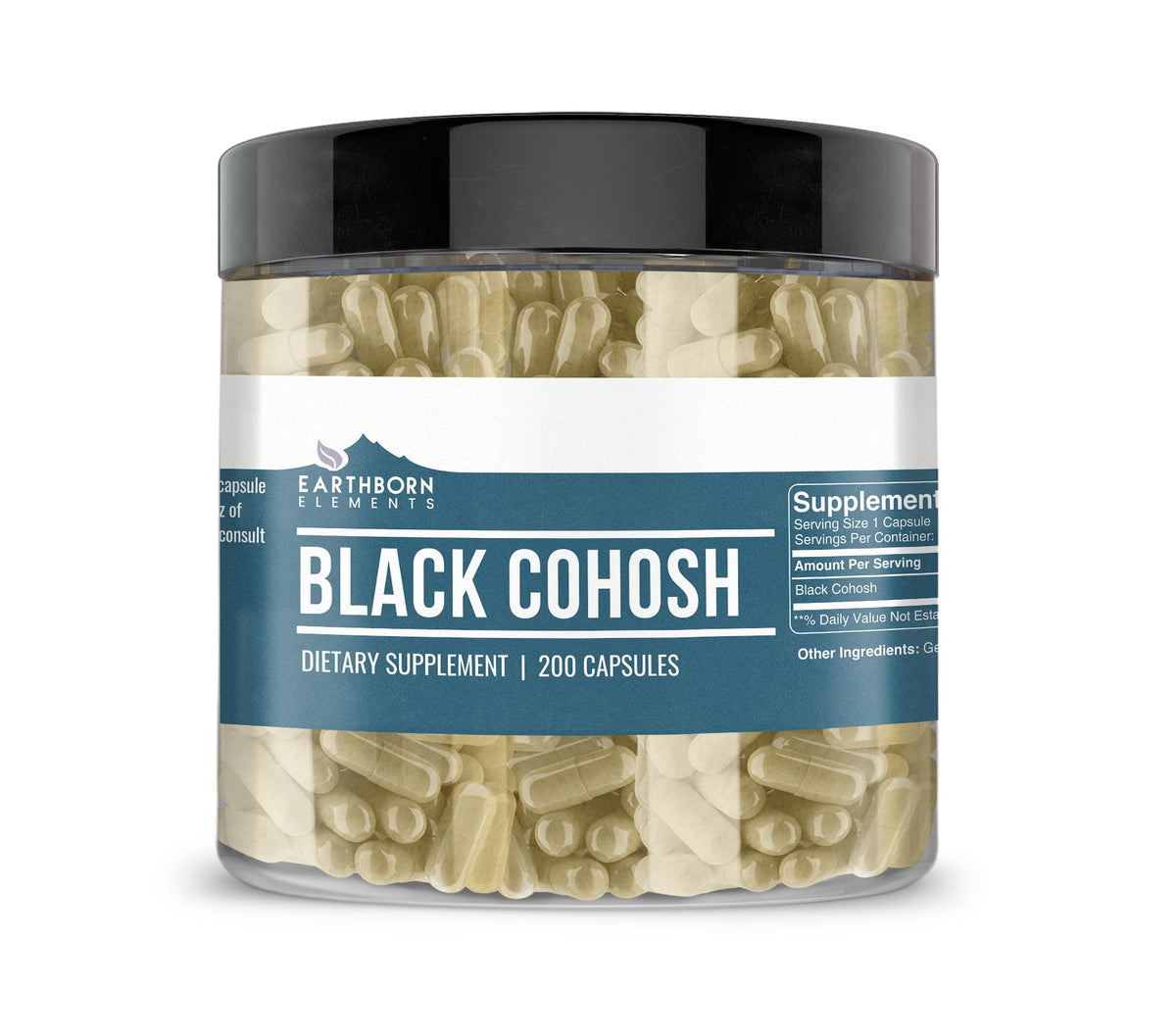 Earthborn Elements Black Cohosh - 200 Capsules