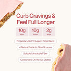 Supergut GLP-1 Boosting Prebiotic Bars Strawberry Almond - 12 Count - image 5