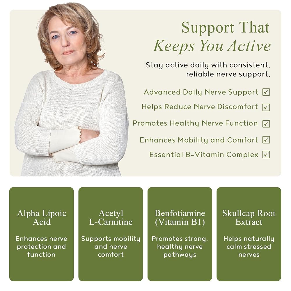 M.D. Blend Neuropathy Supplement with Alpha Lipoic Acid - 30 Capsules - image 3