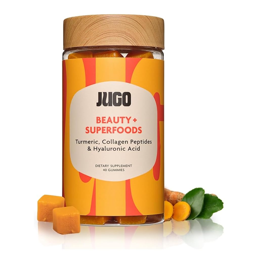 Jugo Beauty + Superfoods Collagen Gummies for Hair, Skin & Nails - 40 Count