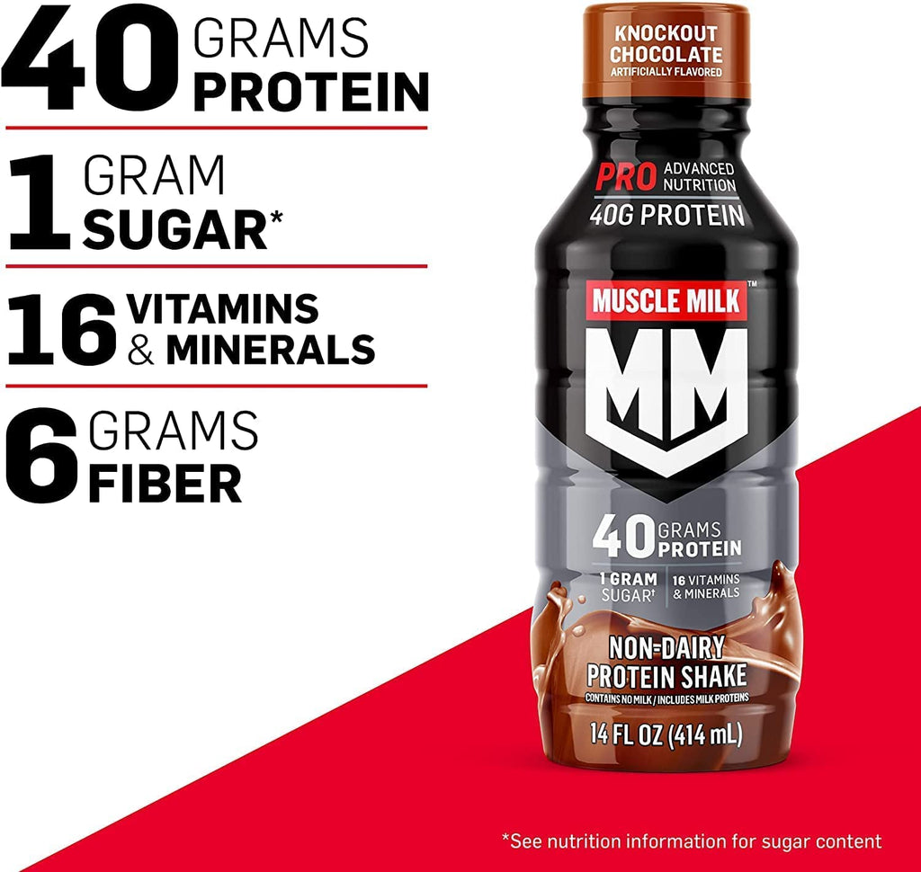 Muscle Milk Pro Series Protein Shake Chocolate - 14 oz - image 2