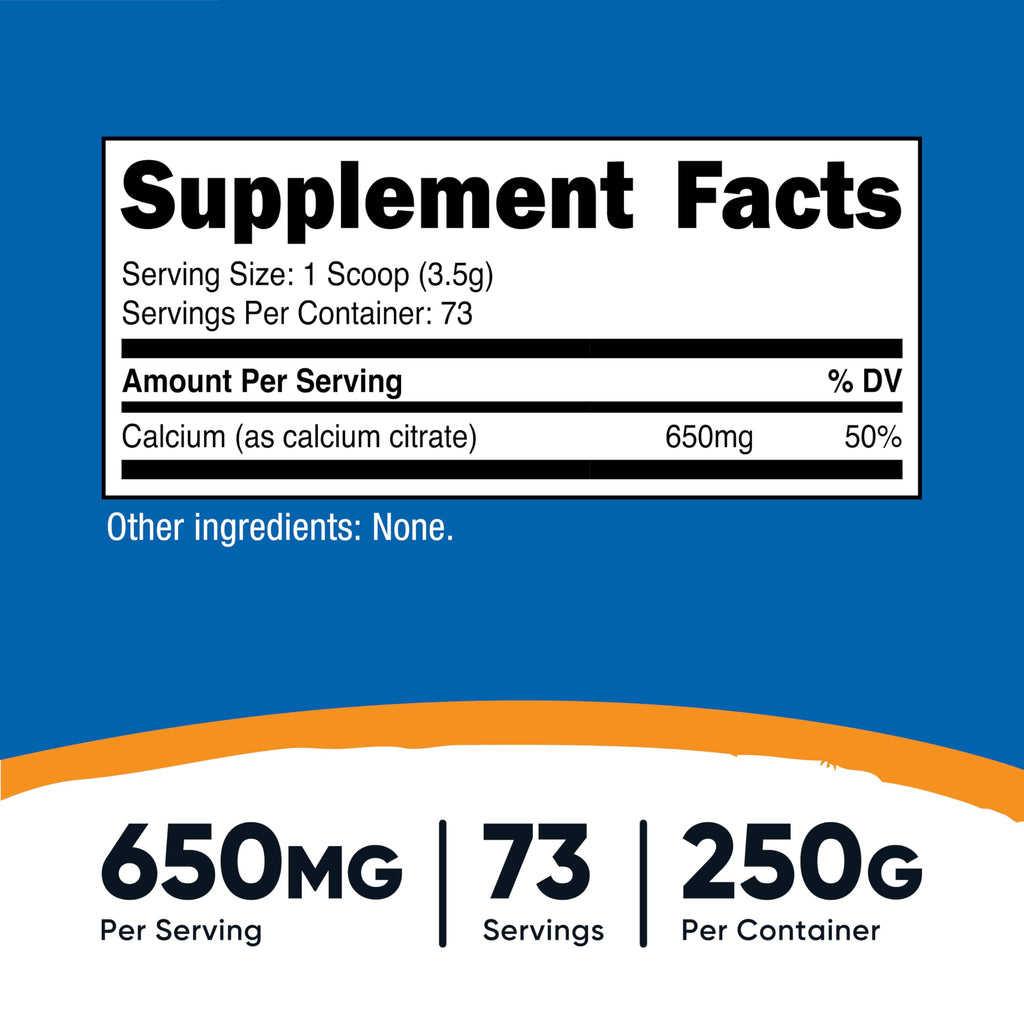 Nutricost Calcium Citrate Powder