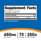 Nutricost Calcium Citrate Powder