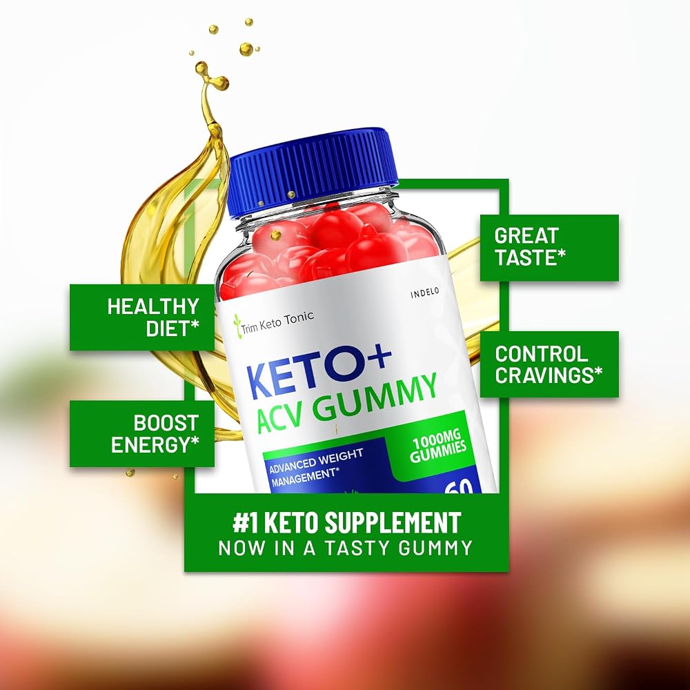 Indelo Trim Keto Tonic ACV Gummies with B12 - 180 Gummies - image 5