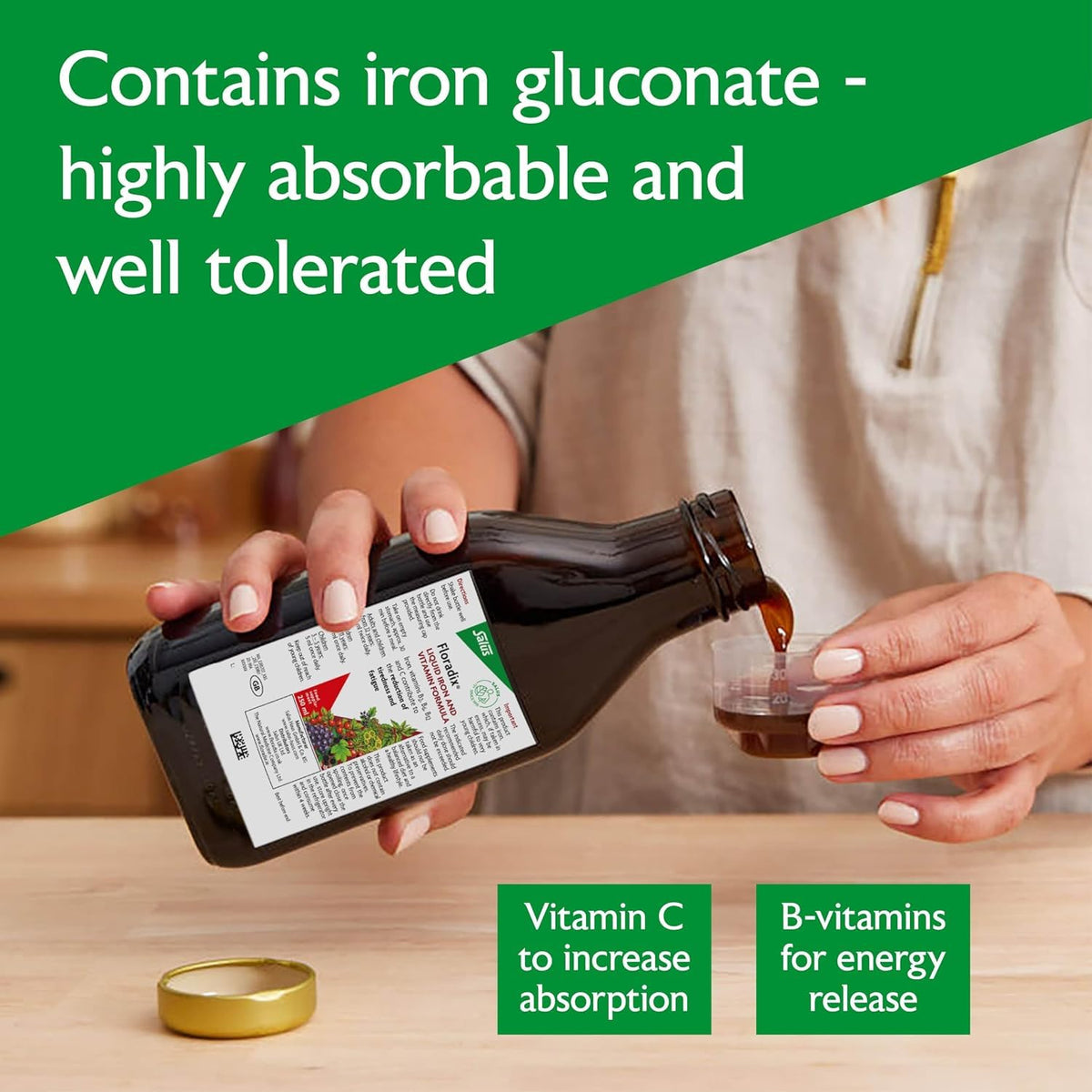 Salus Floradix Liquid Iron Formula - 500 mL - image 3