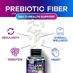 Nature's Peak Psyllium Husk Powder 2000mg Per Serving - Soluble Fiber