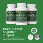 OxyNaturals MemNivia Brain Supplement - Clinically Tested for Memory