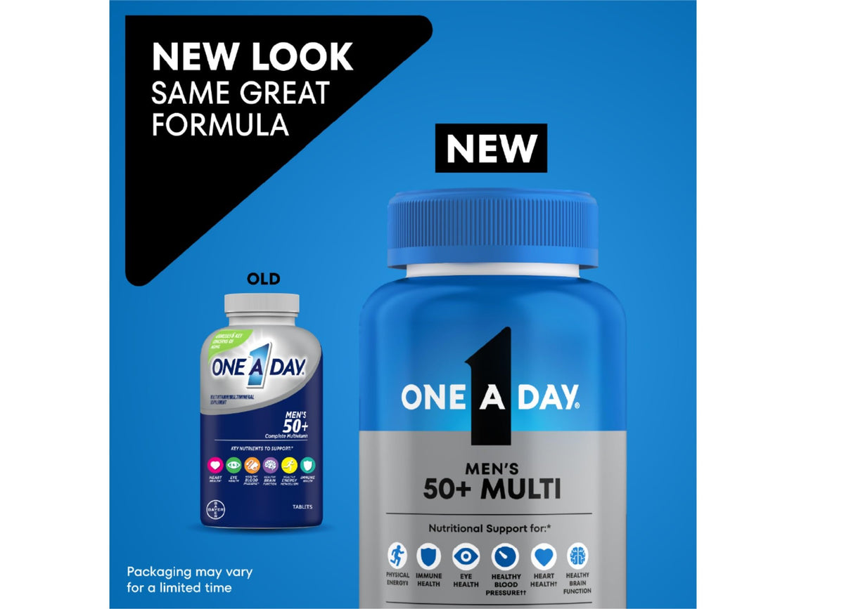 One A Day Men's 50+ Advantage Multivitamin - 65 Tablets - image 4