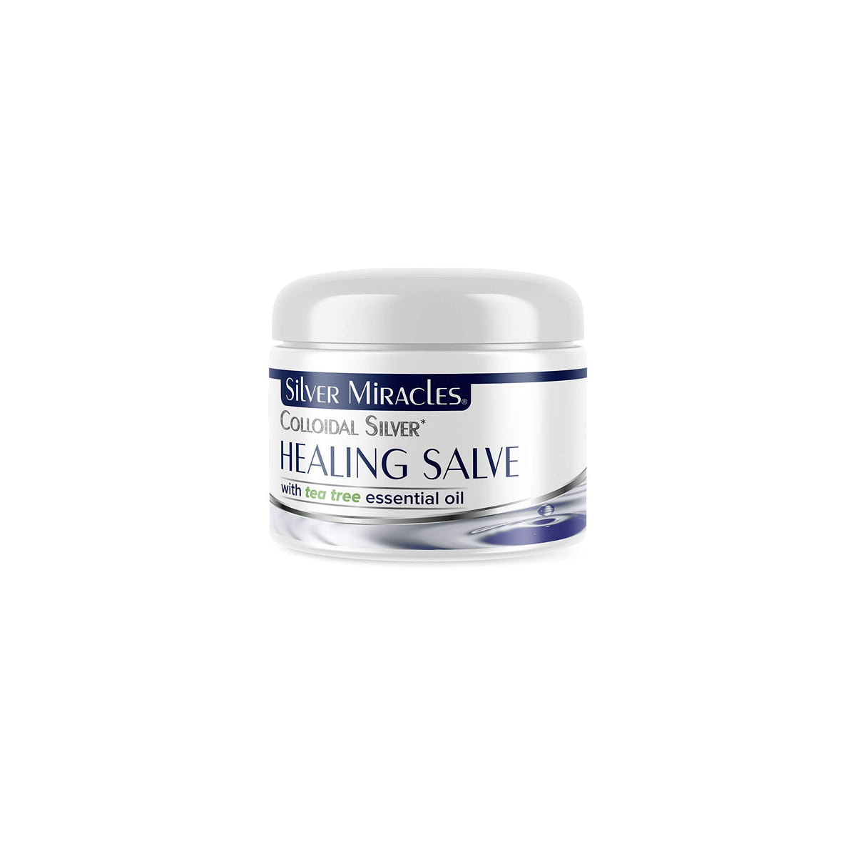 Silver Miracles Colloidal Silver Tea Tree Salve - 1 oz