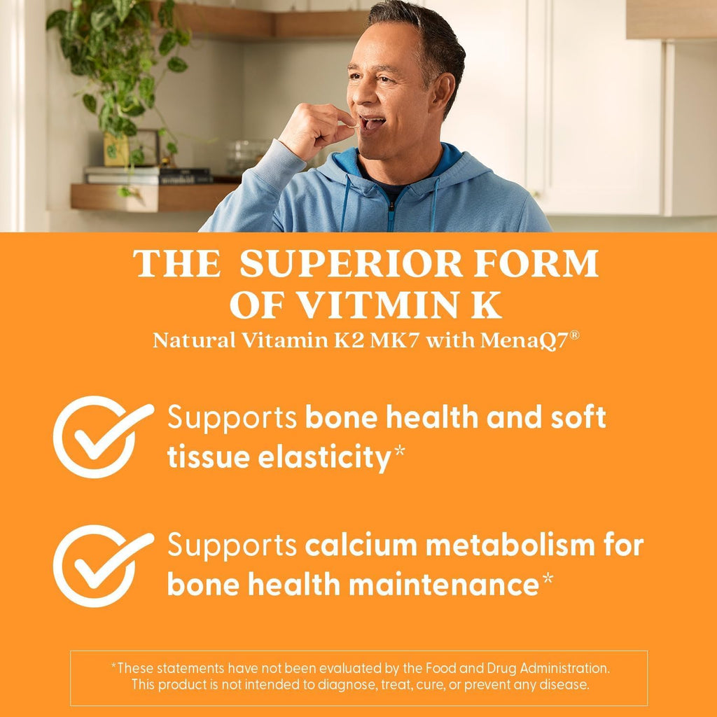 Doctor's BEST Vitamin K2 MK7 Supplement - 60 Vegetarian Capsules - image 5