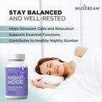 MuseBeam Magnesium Glycinate with Melatonin & L-Theanine, 90 Capsules