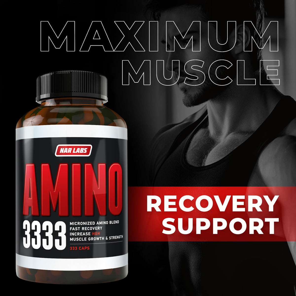 NAR LABS Real Amino Acid Complex - 333 Capsules - image 3