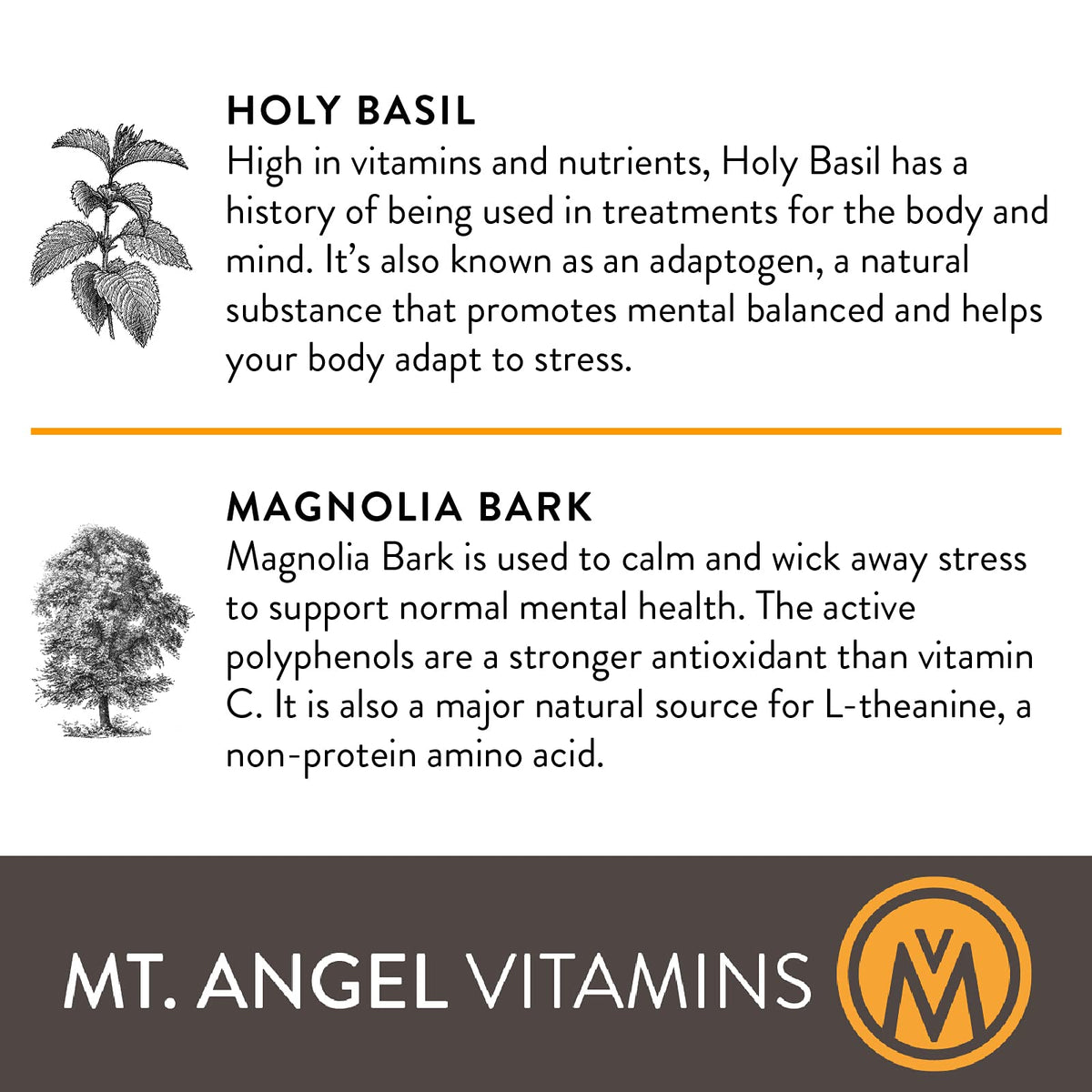 Mt. Angel Vitamins Feel Good - 60 Vegetarian Capsules - image 5