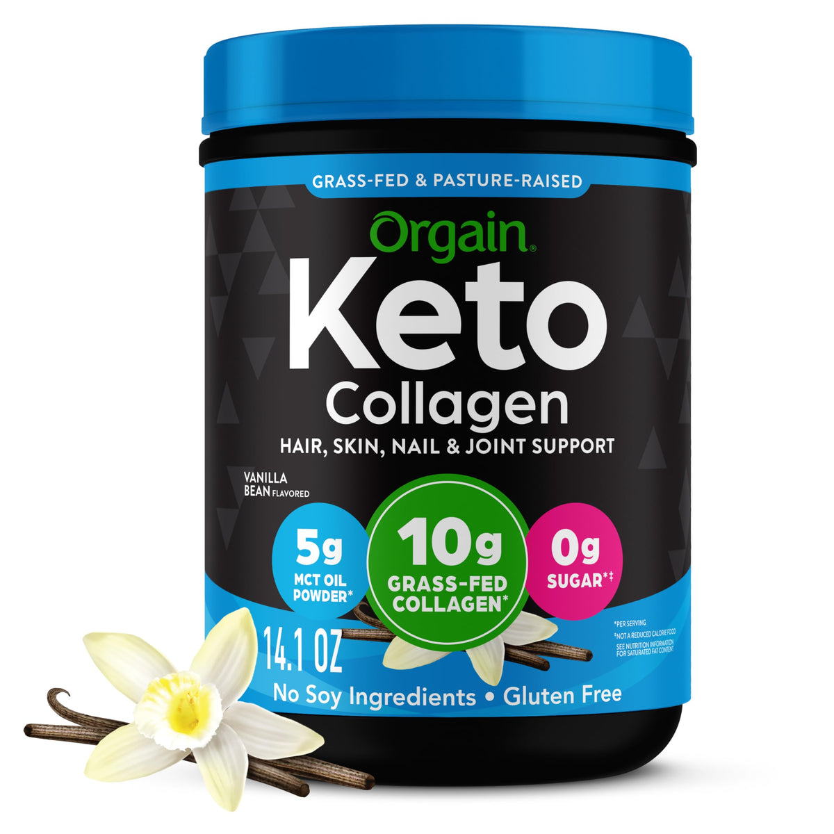 Orgain Keto Collagen Protein Powder with MCT Oils