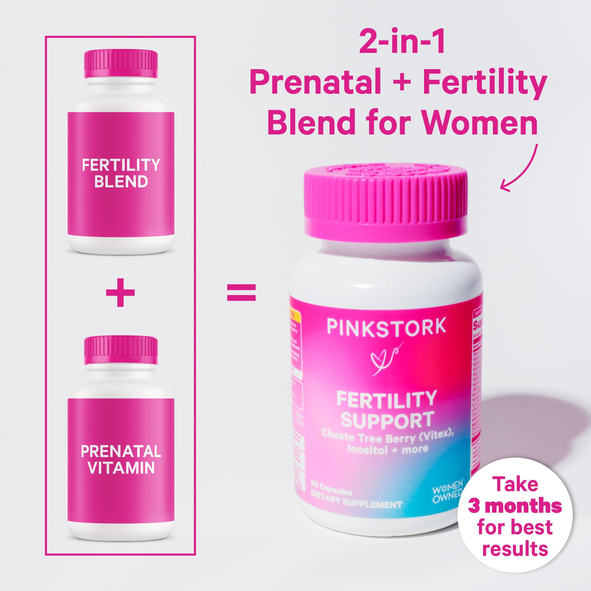 Pink Stork Fertility Bundle for Women - Conception Tea + Prenatal Vitamins - image 4