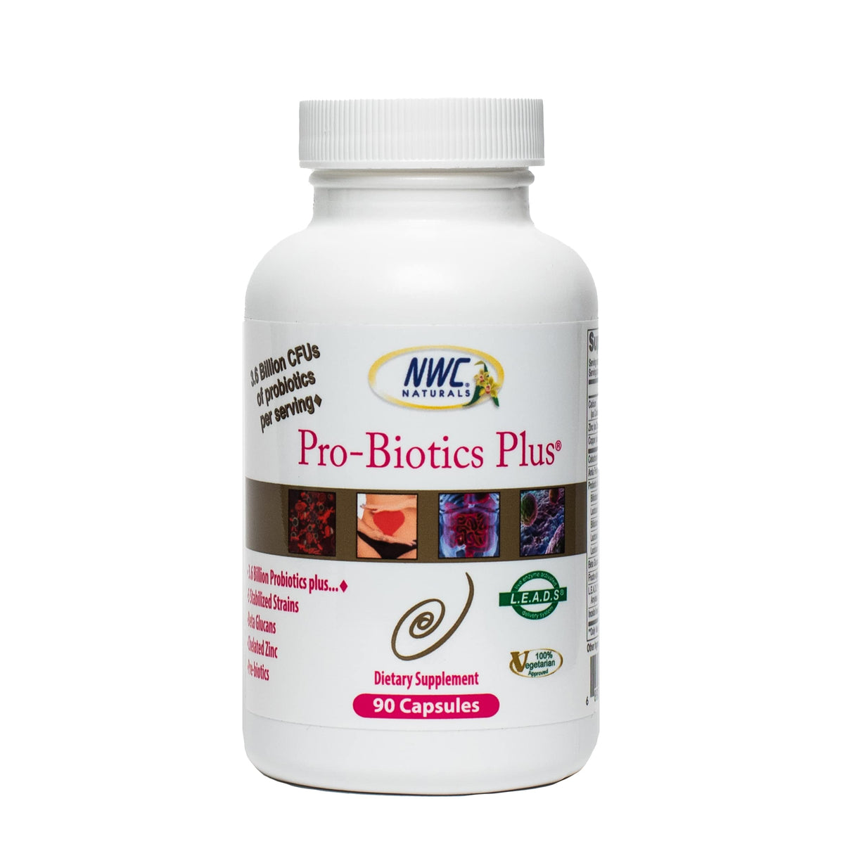 NWC Naturals Pro-Biotics Plus Immune Support - 90 Capsules
