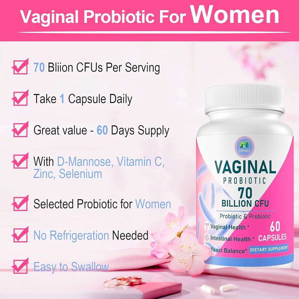 Zwllood Vaginal Probiotic 70 Billion CFU - 60 Capsules - image 3