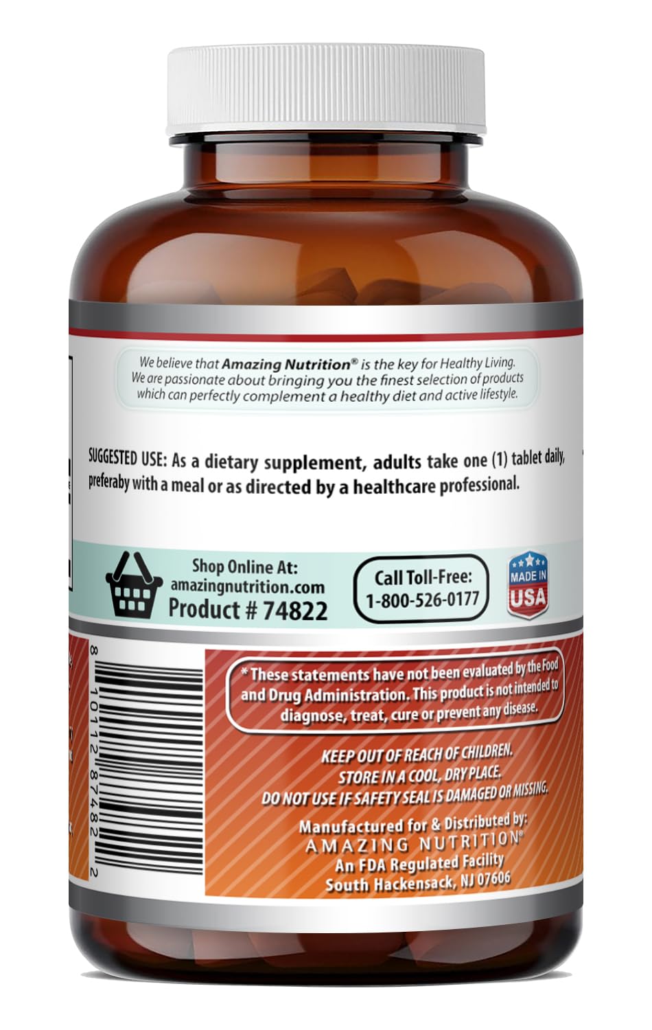 Amazing Formulas Folic Acid 1000 mcg (1 mg) Tablets Supplement