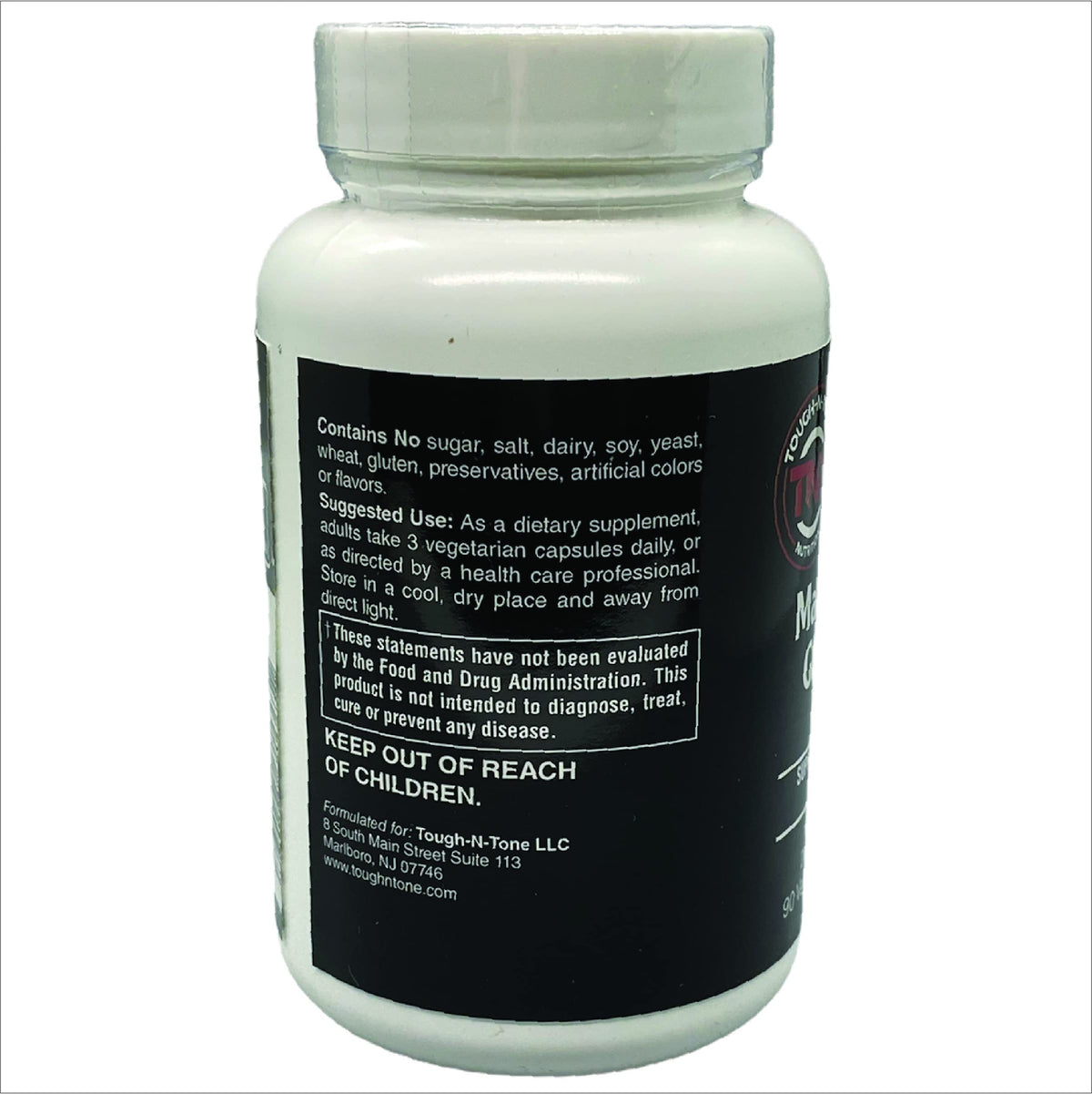 TOUGH-N-TONE Magnesium Glycinate 400 mg Capsules