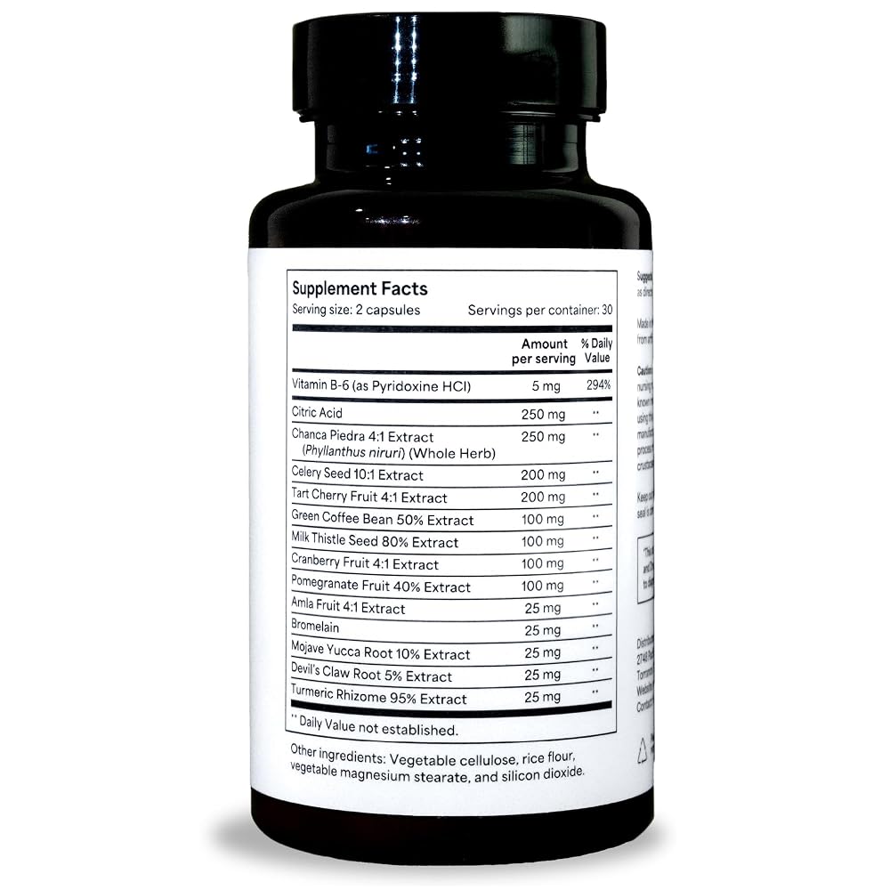 Yuri Care Uric Acid Support Capsules with Celery Seed & Tart Cherry - image 7