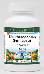 Terravita Eleutherococcus Senticosus 4:1 450 mg - 300 Capsules
