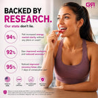 GR Fuel Pre Workout Gummies Energy & Focus Sour Berry - 60 Count - image 5