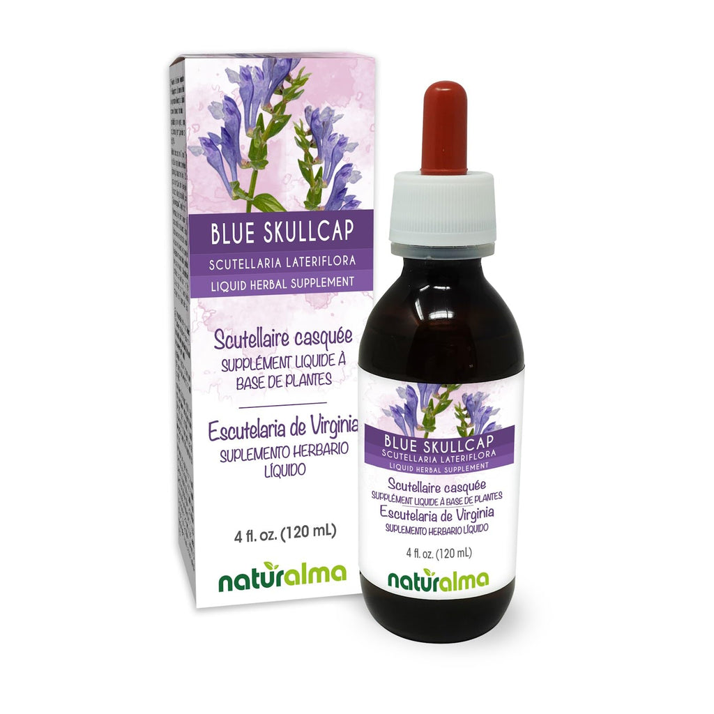 Naturalma Blue Skullcap Herb Tincture Alcohol-Free - 4 fl oz