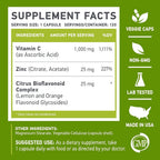 MUSCLE FOOD LABS Vitamin C 1000mg with Zinc - 120 Vegetarian Capsules - image 5