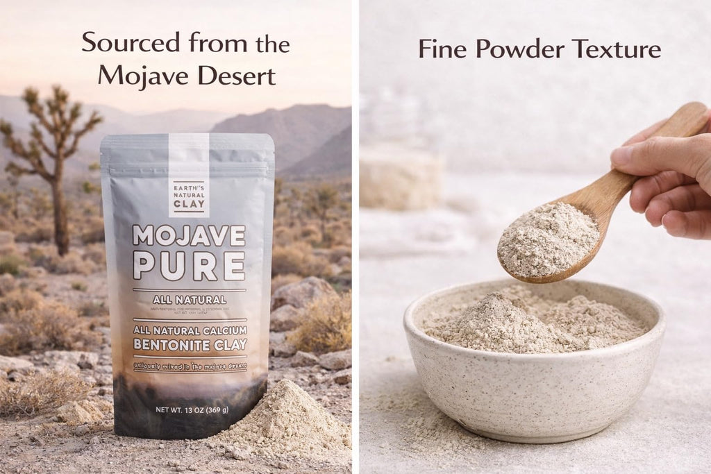 Earth's Living Calcium Bentonite Clay Powder