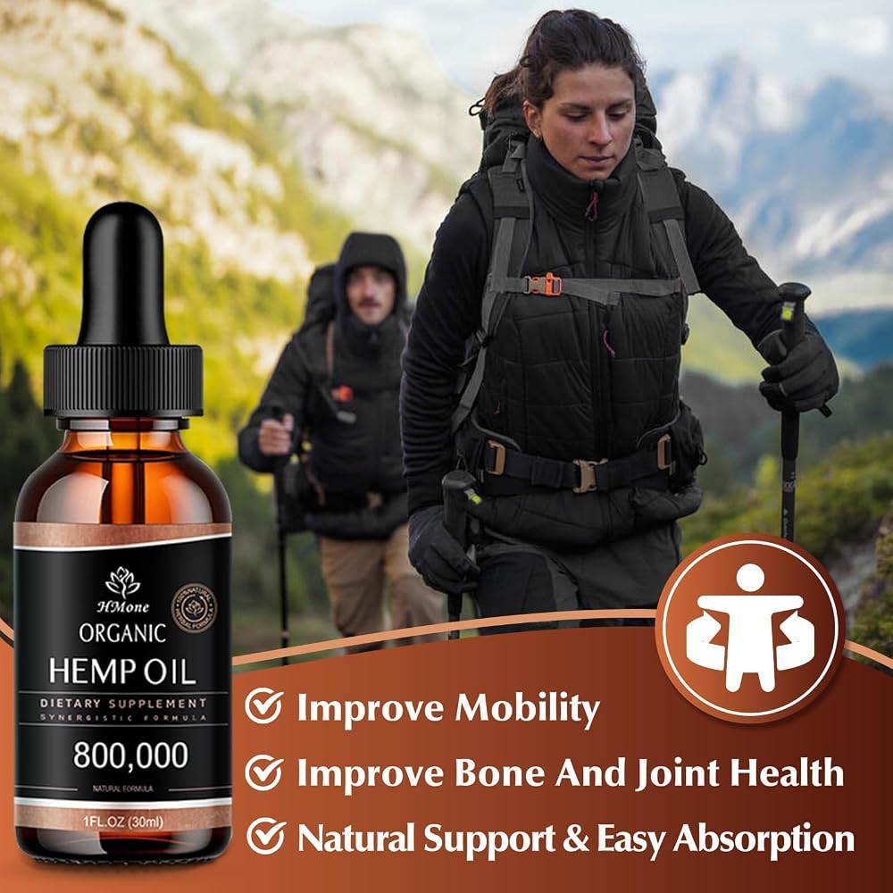 HMone Hemp Oil High Potency Organic Drops - 2 Pack - image 5