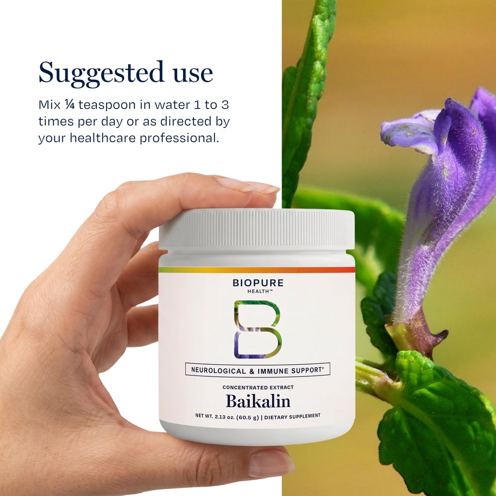 BioPure Baikalin Chinese Skullcap Root Extract Powder - 121 Servings - image 7