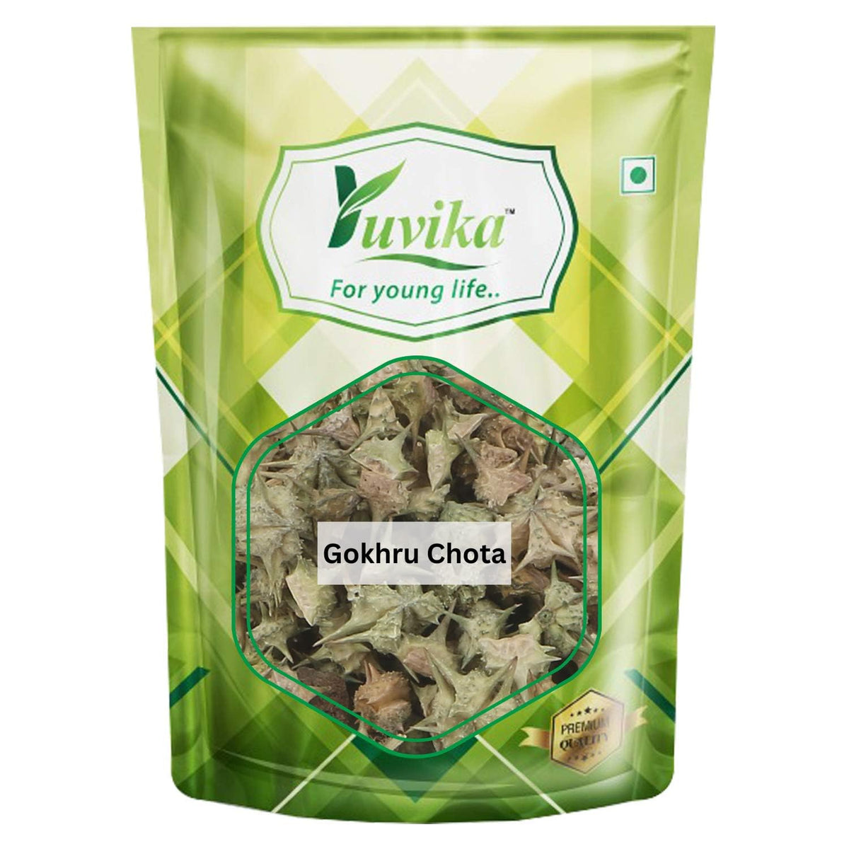 Yuvika Gokhru Chota Tribulus Terrestris Seeds - 400g
