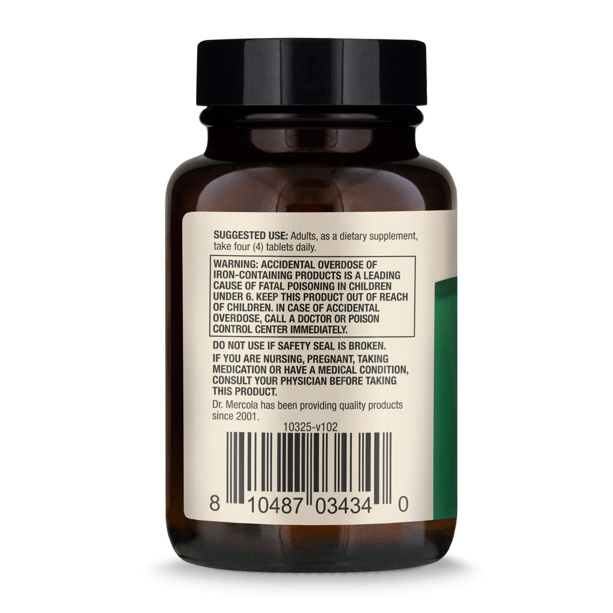 Dr. Mercola Organic Spirulina 2000 mg - 120 Tablets - image 3
