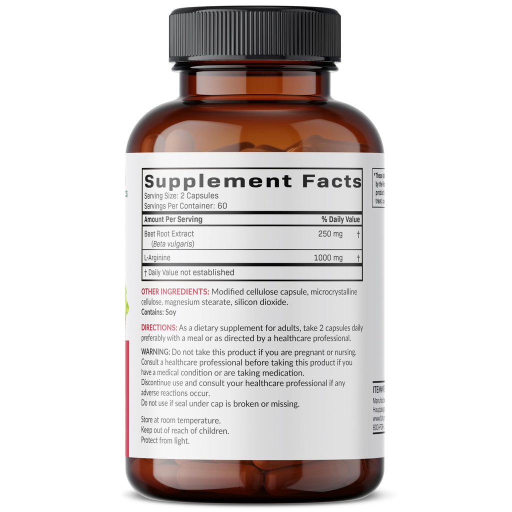 Futurebiotics Beet Root + L-Arginine - 120 Vegetarian Capsules - image 2